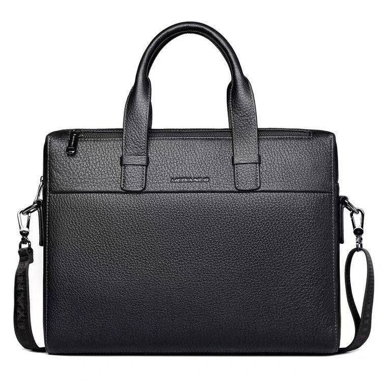 【官方正品】2025新款头层牛皮电脑包公文包大容量时尚商务6237-4