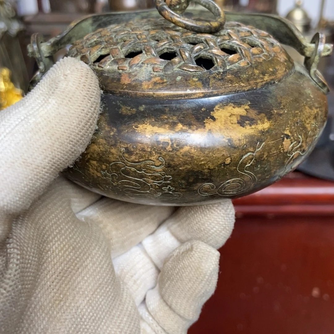 酷***司铜器工艺品摆件香炉摆件