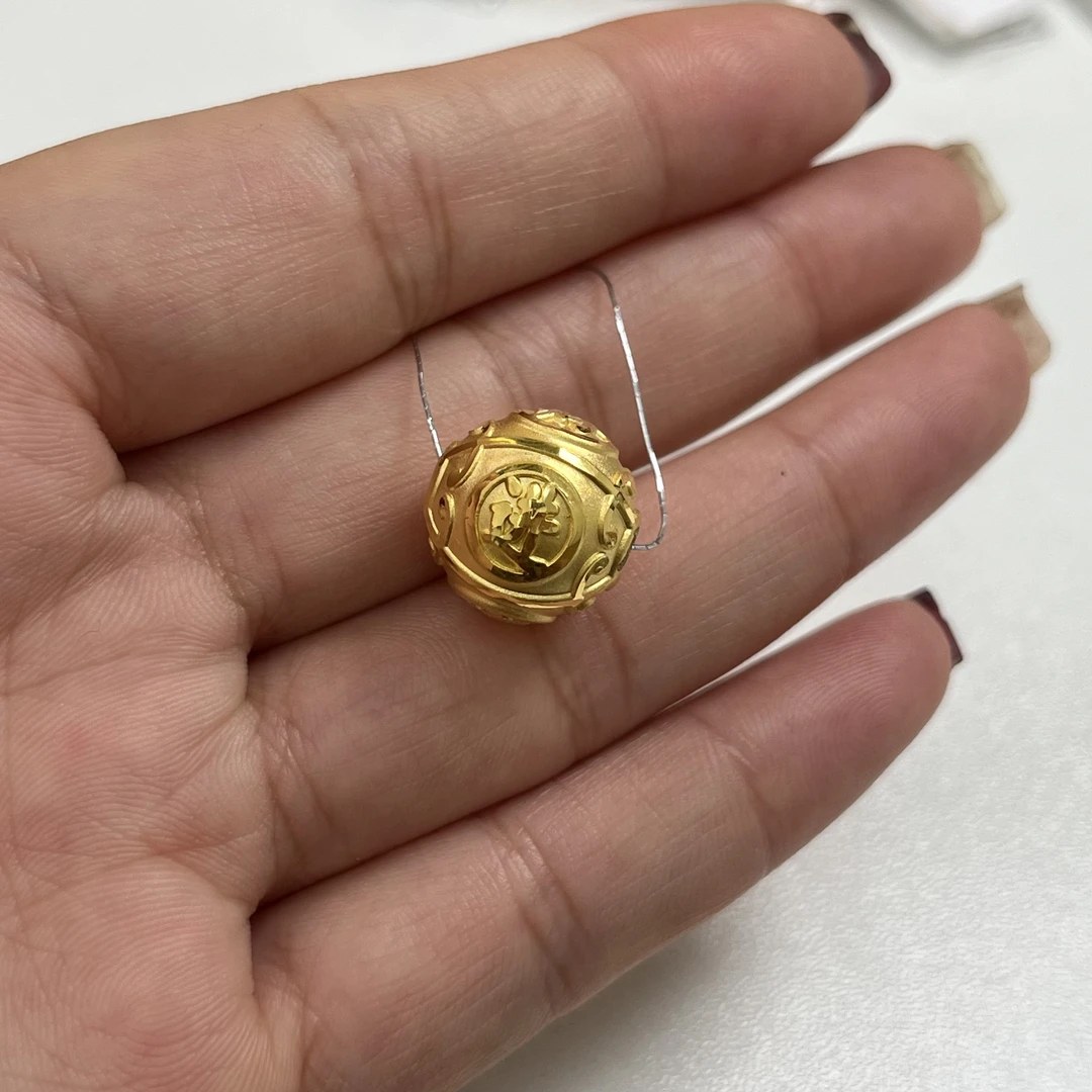 足金招财进宝转运珠