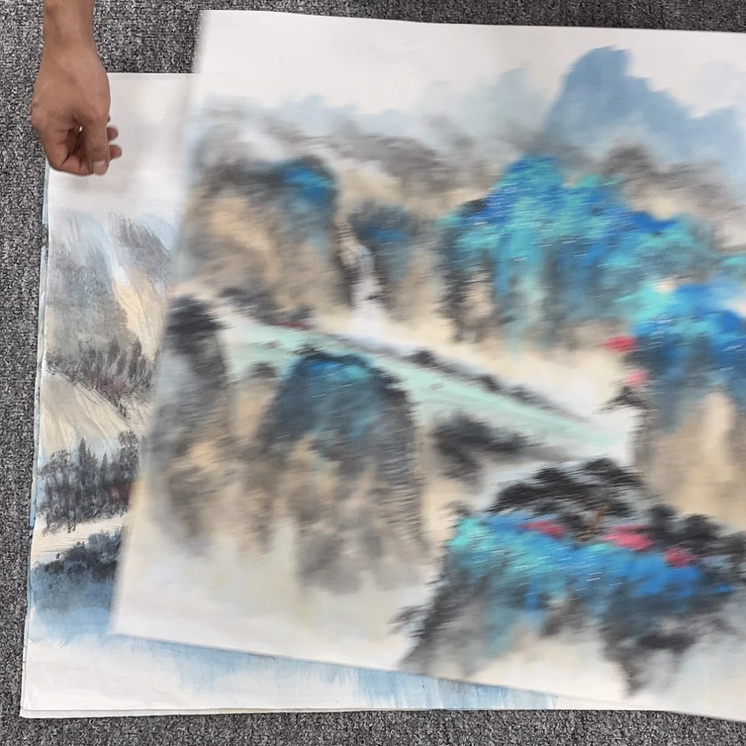 国画纯手绘字画宣纸