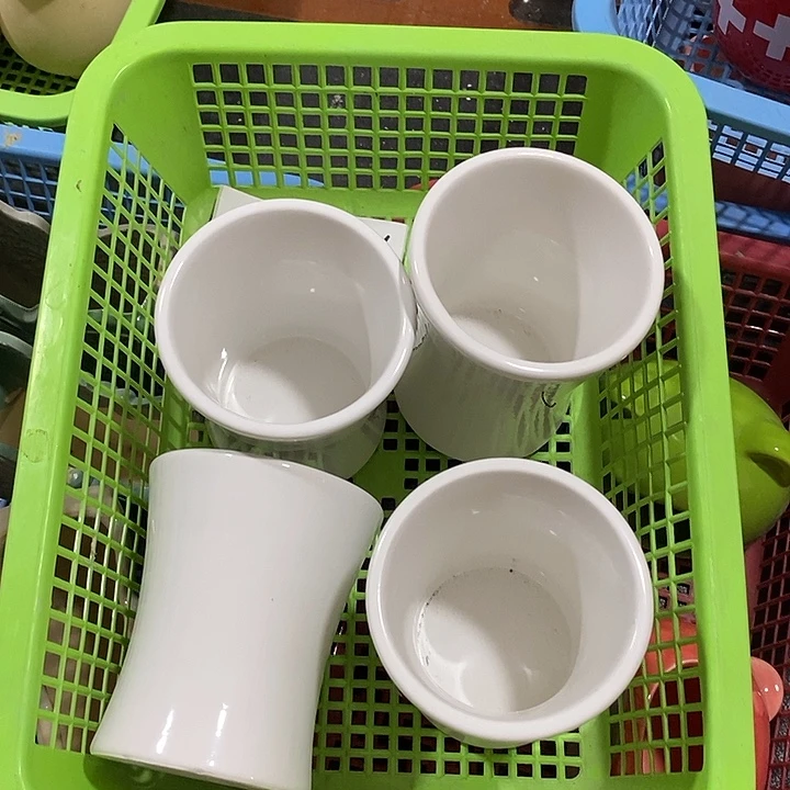 摆件陶盆有孔 瑕疵介意勿拍