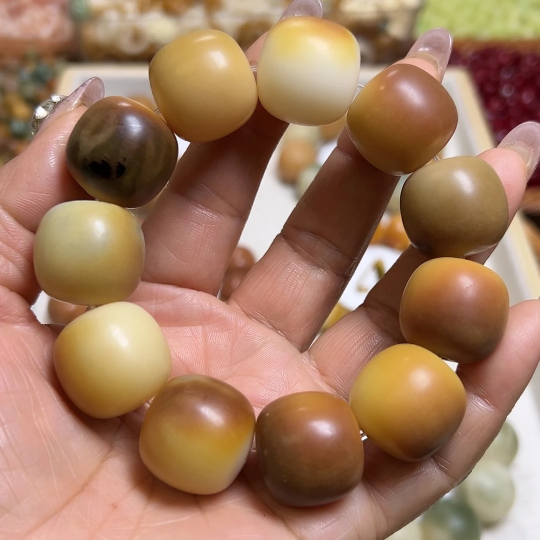 菩提根/象牙果吊坠瑕疵21桶串一条