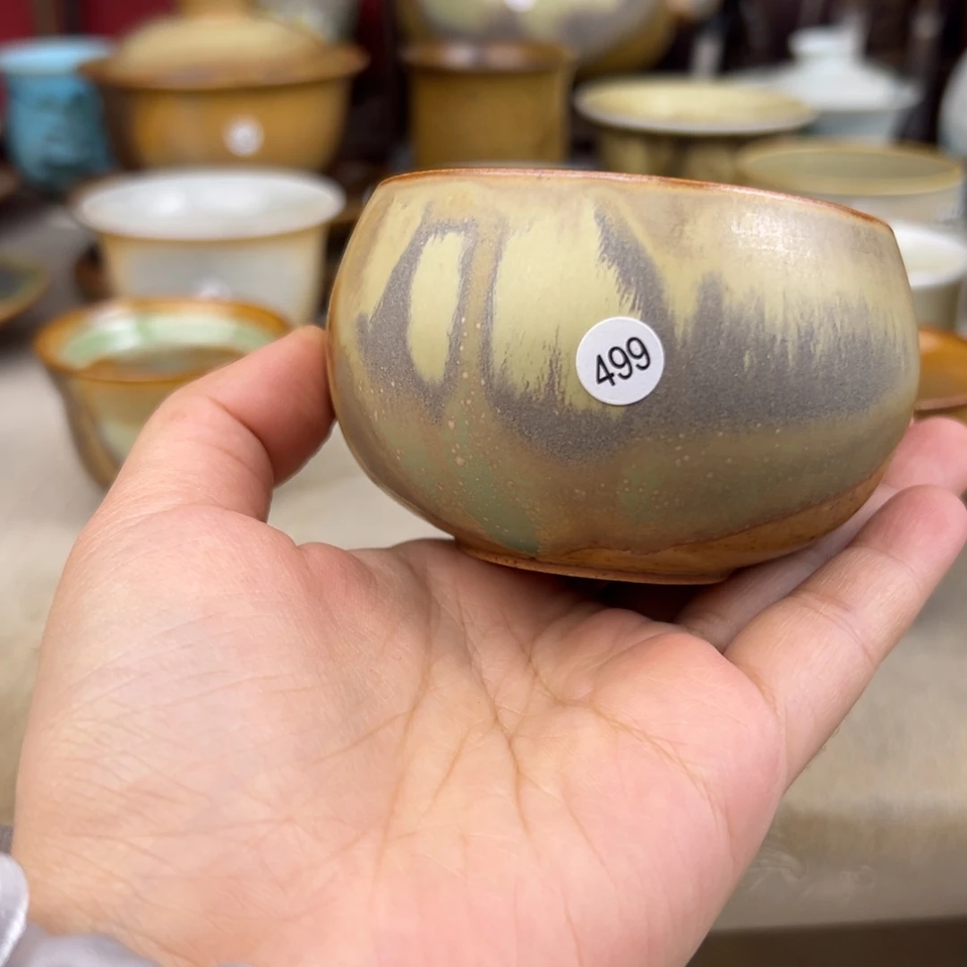 杯纯手工柴烧主人杯