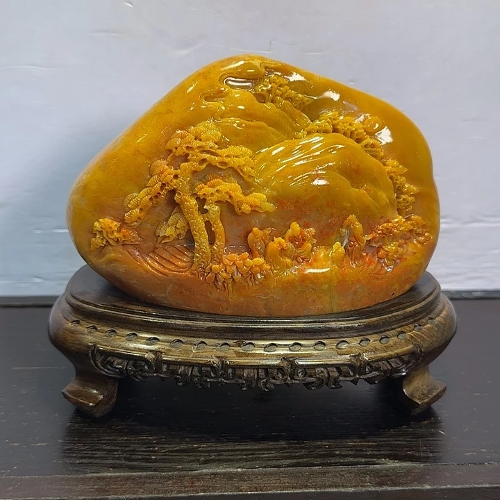 用***6寿山石寿山石摆件精品