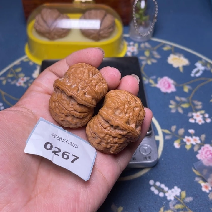 文玩核桃把件念*南瓜墩41.0267