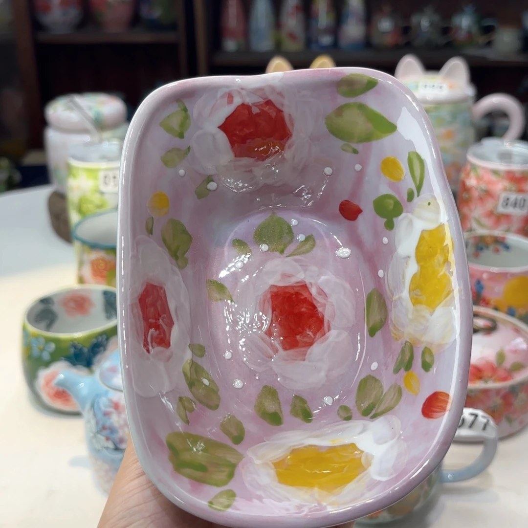 景德镇手绘高温釉下彩陶瓷茶具