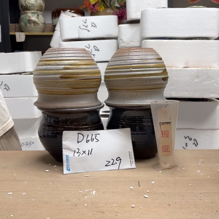粗陶多肉花盆微瑕665