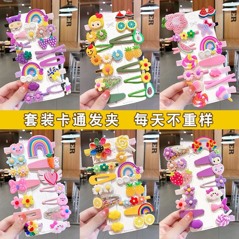 儿童刘海前额发夹2025新款女孩发卡碎发夹子头饰卡通漂亮侧边发饰