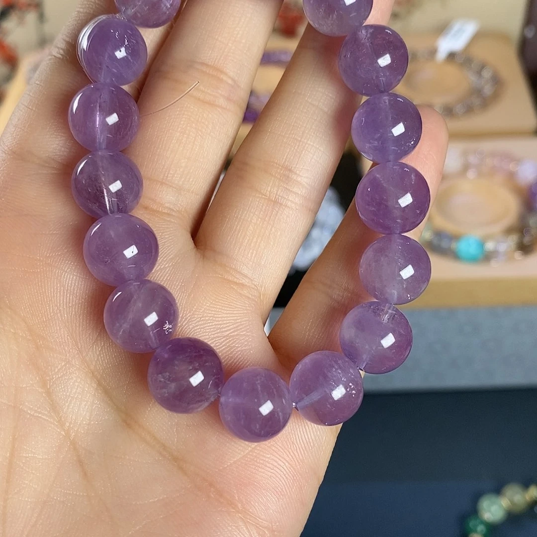 水晶手链未镶嵌?****?天然水晶手串