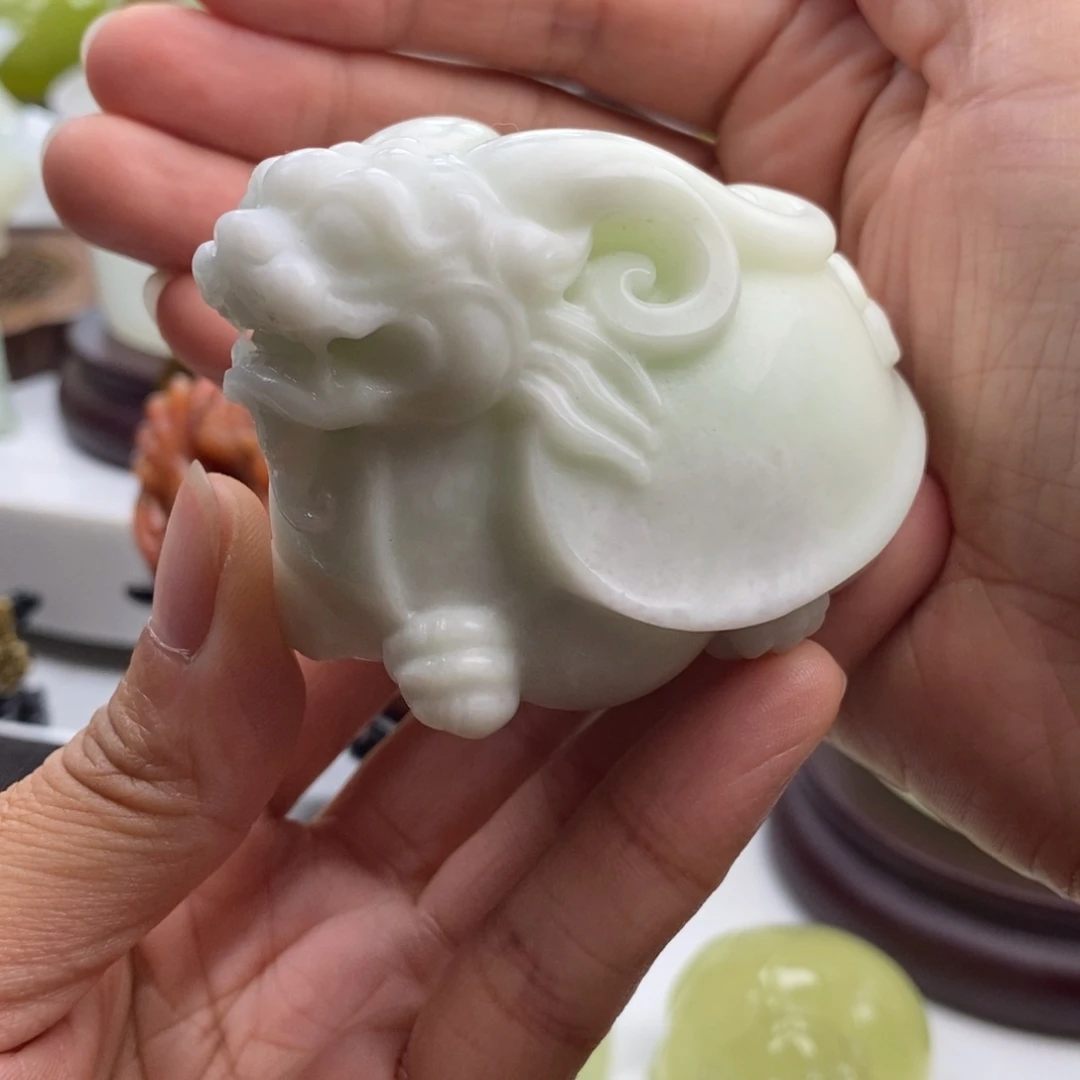 岫玉未镶嵌四大名玉茶宠