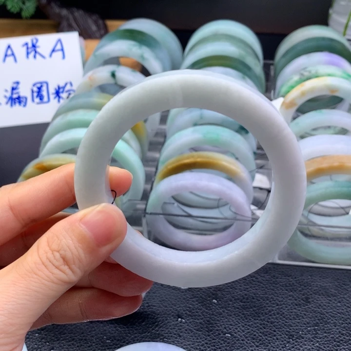 啊****定制翡翠手镯未镶嵌手镯