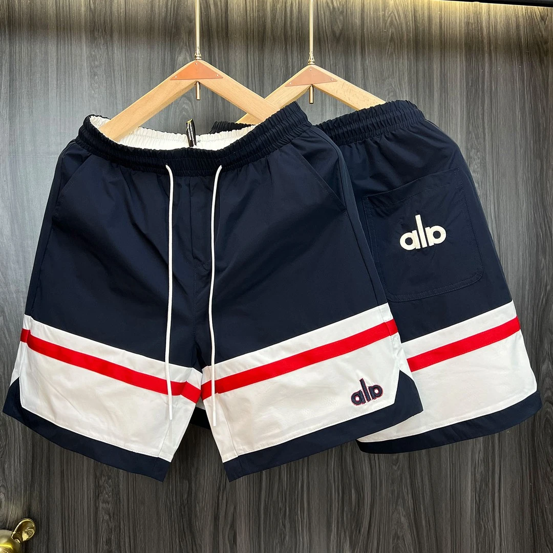 夏季潮流男士五分运动时尚云百搭速干休闲裤拼接撞色宽松透气短裤