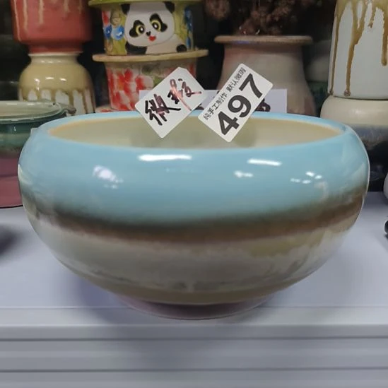 景德镇手工高温陶瓷：内口15.5高10