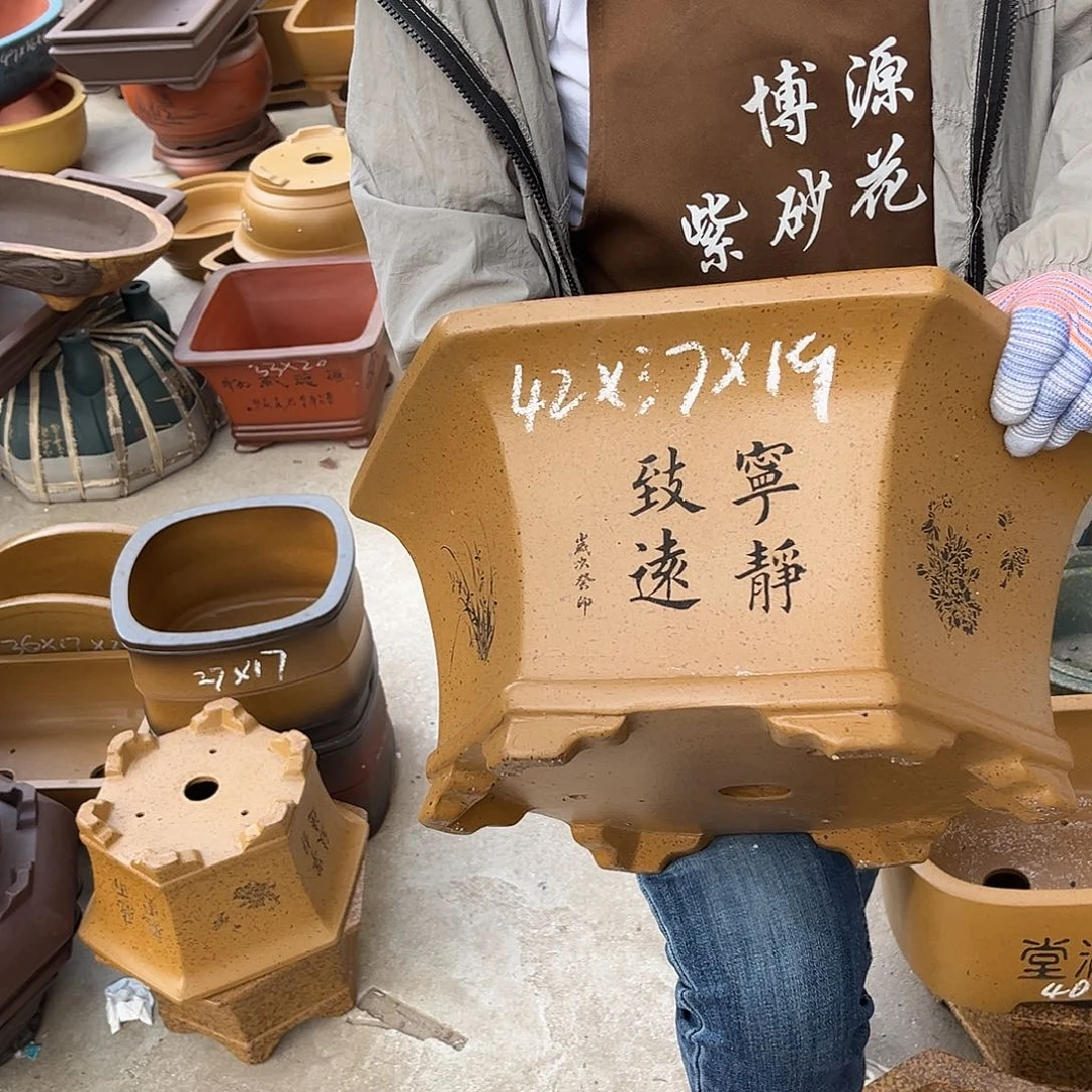 紫砂花盆盆景艺术