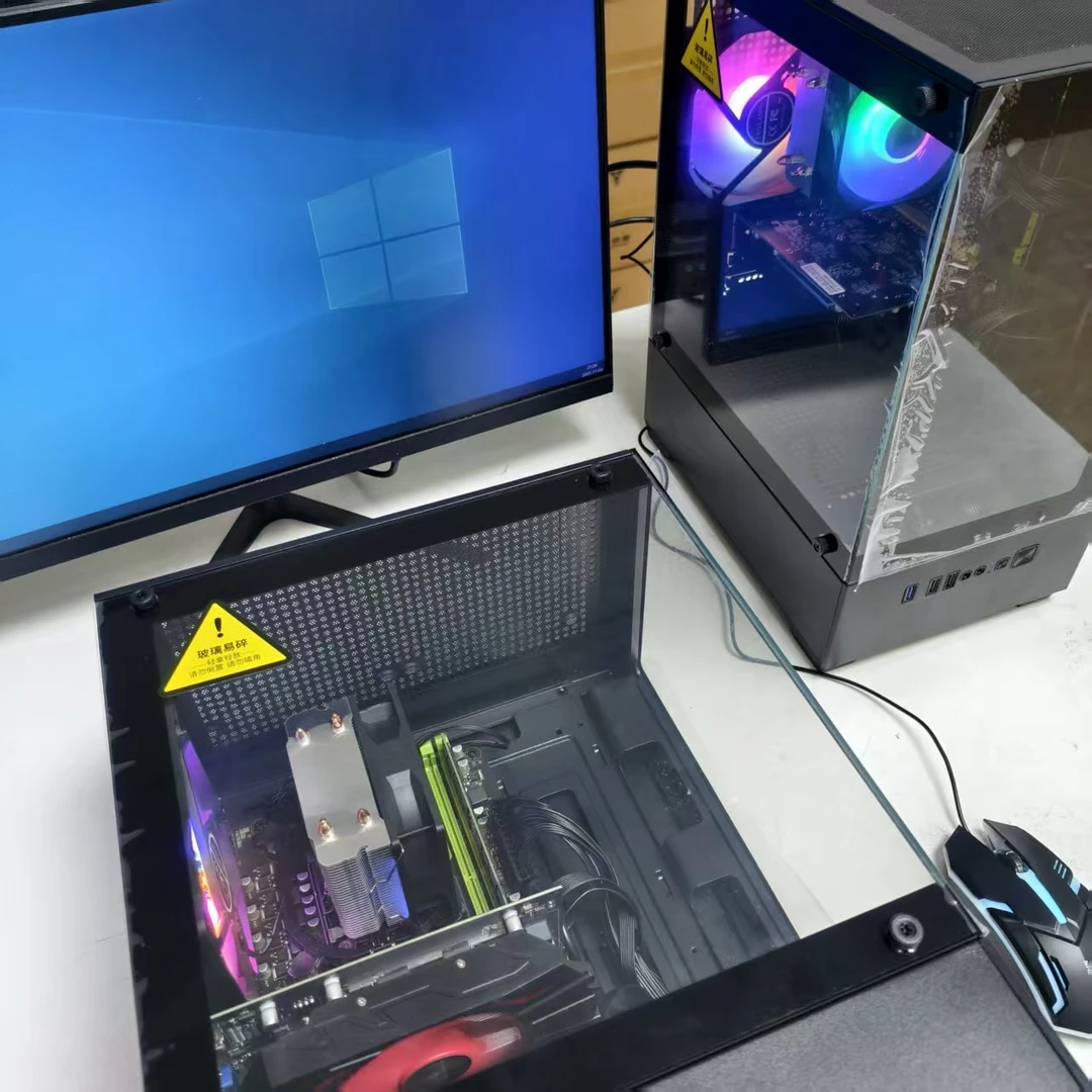 未拆封 Intel/英特尔 游戏多开高效台式电脑主机海景房16+620GB