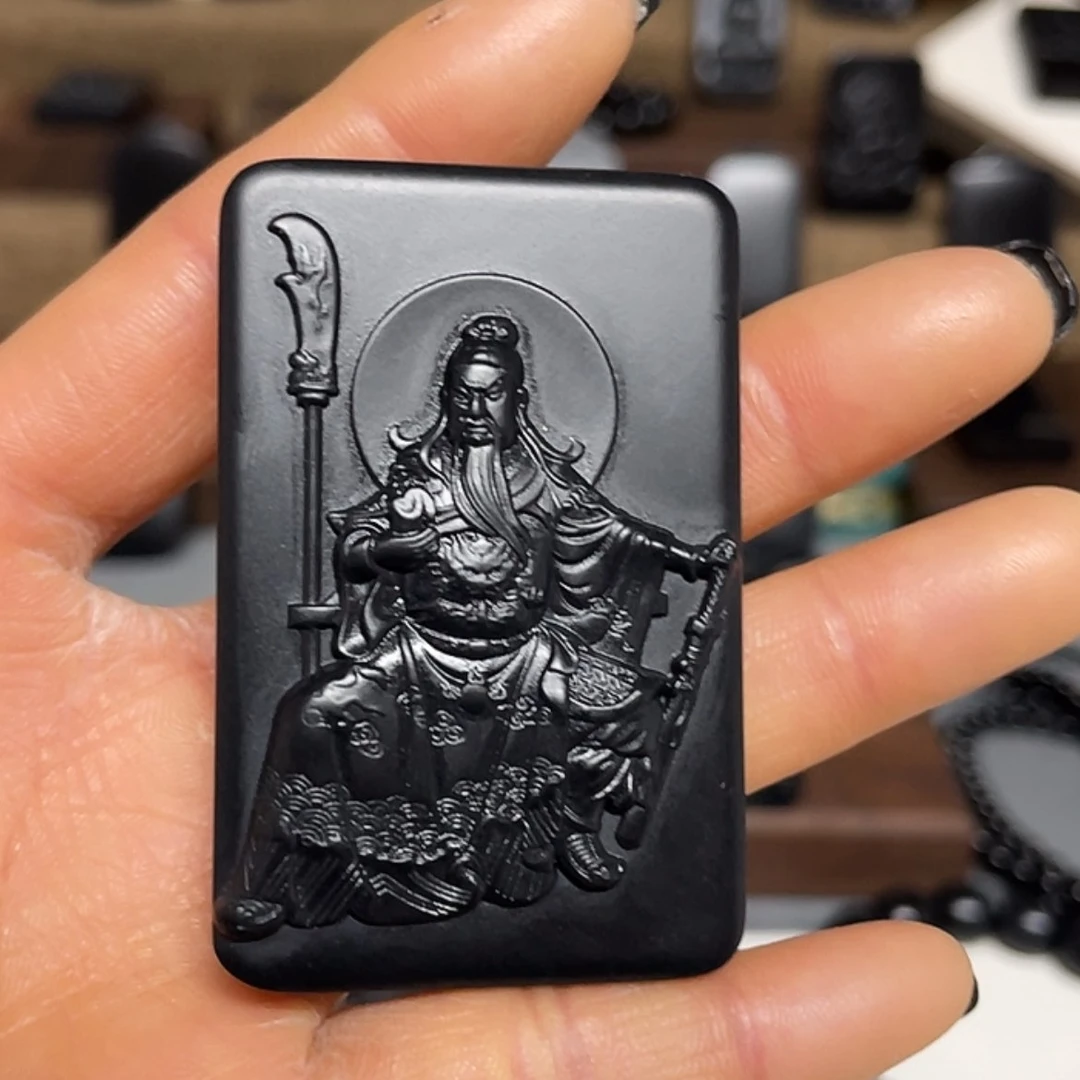 【闪购商品】和田玉（墨玉）吊坠(赠链)未镶嵌高羊脂64克