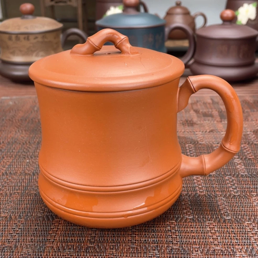 【闪购商品】紫砂茶杯宜兴原矿紫砂盖杯微瑕