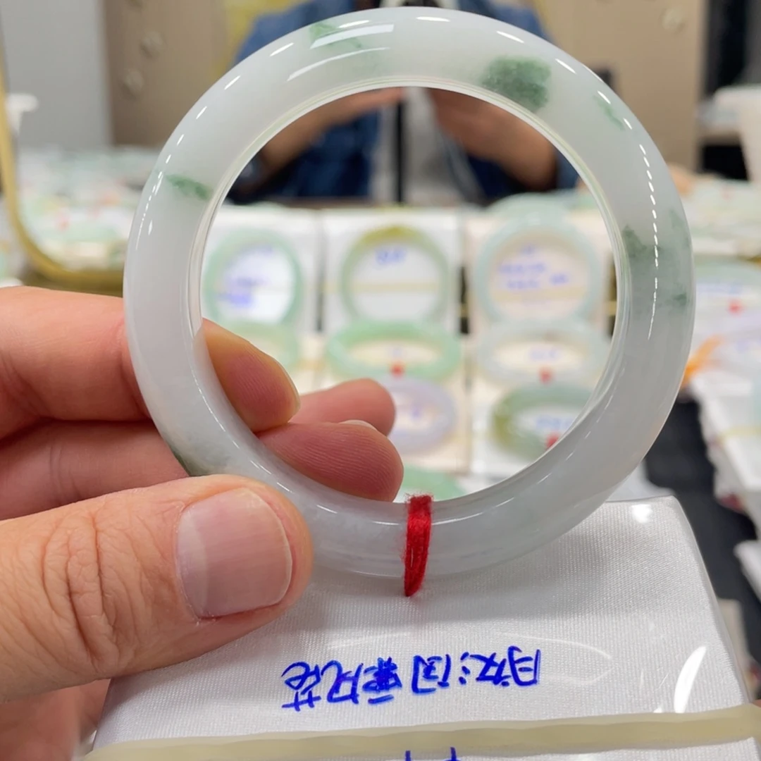 未镶嵌手镯翡翠53正圈