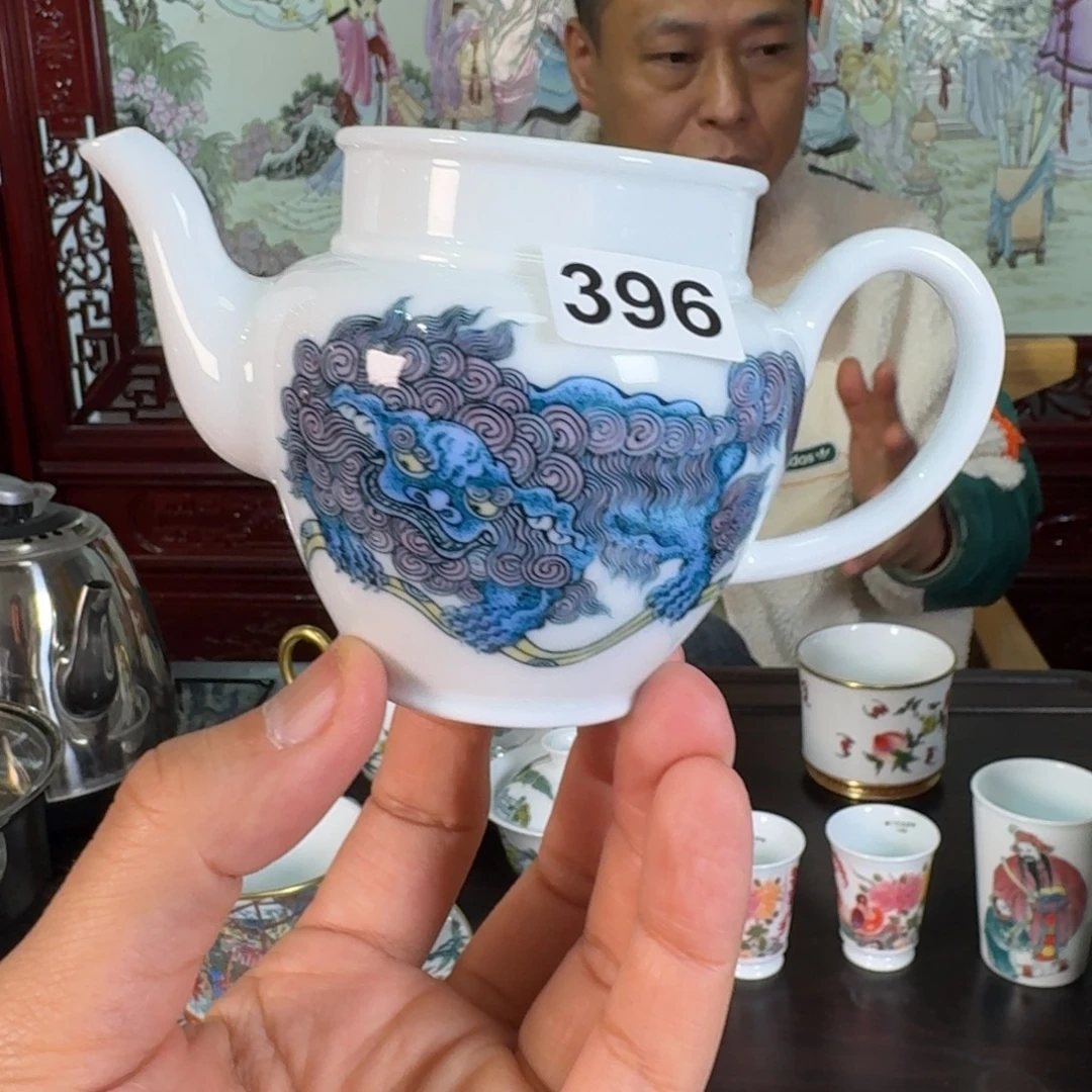 名创釉下五彩精品茶器