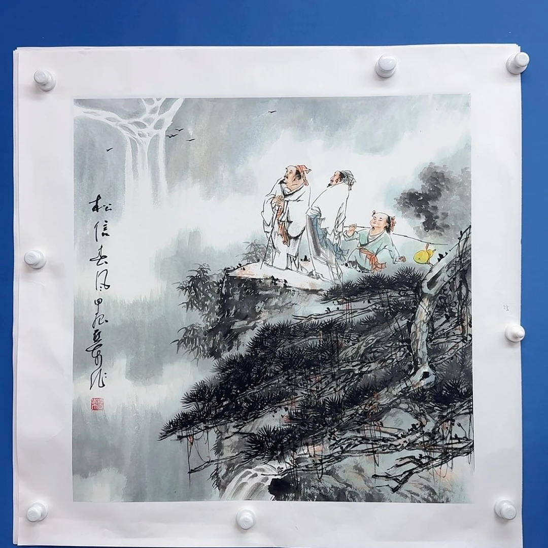 国画多次参加国内外大型展览交流