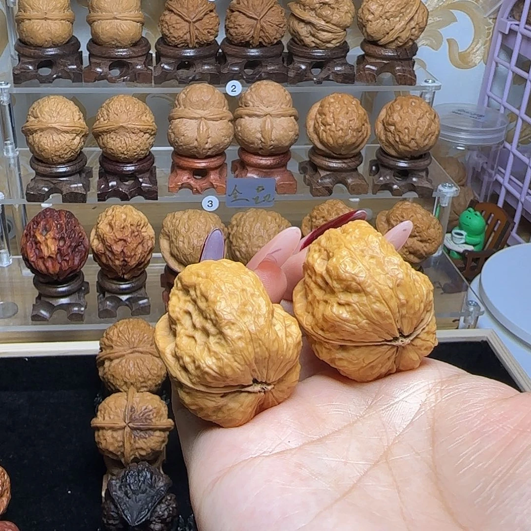 用***3把件文玩核桃12……龙脊妖蟾