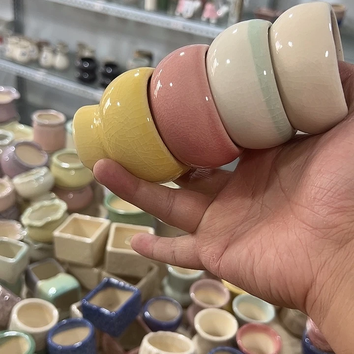 微瑕陶瓷花盆满9.9发