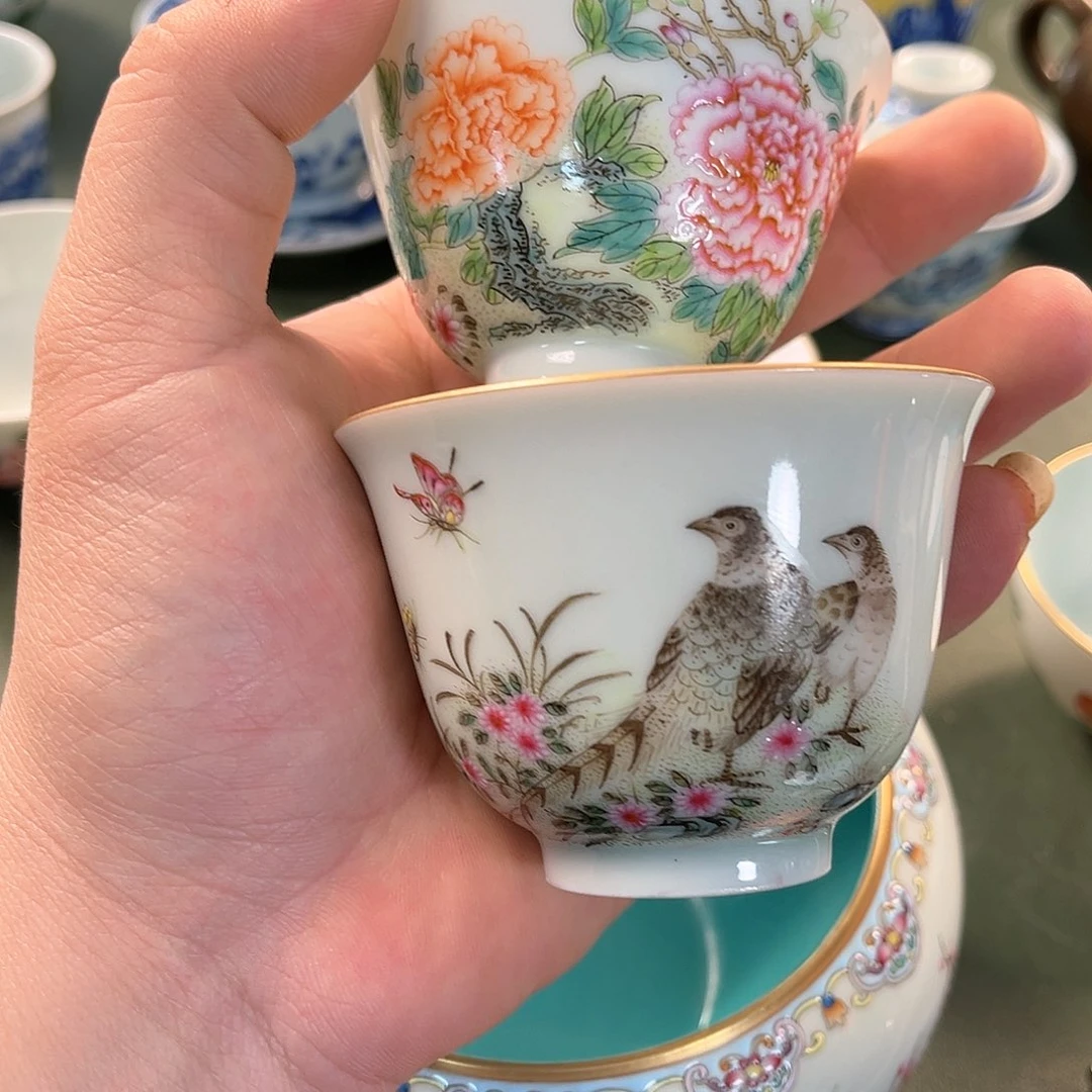 杯陈****选青花瓷器青花瓷器