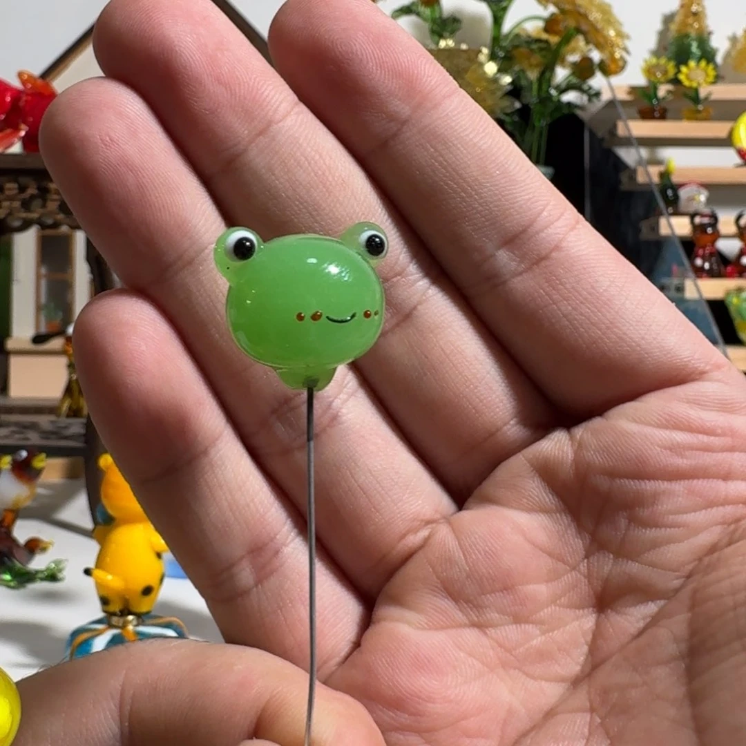 琉璃手工艺品小青蛙气球