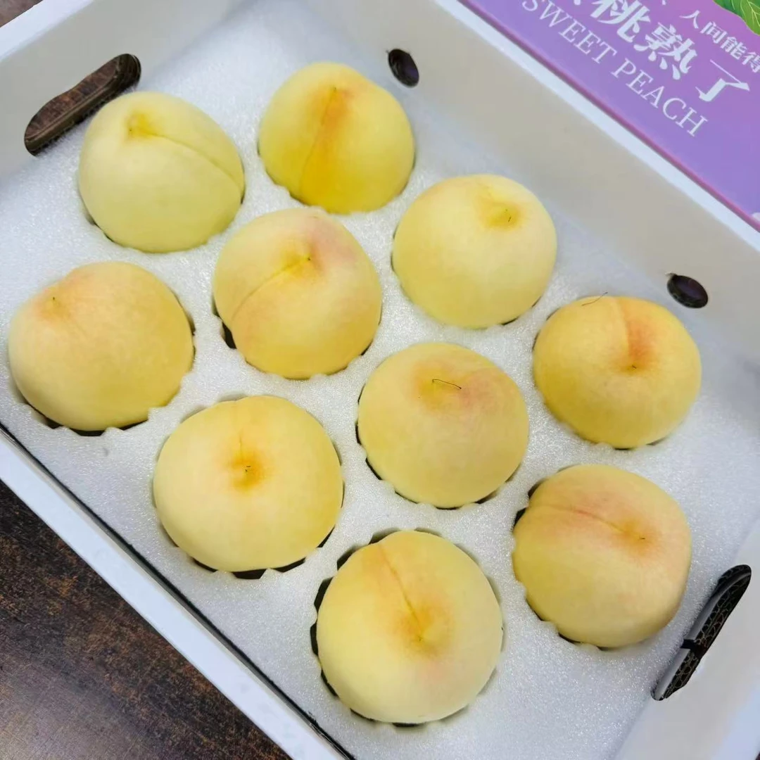 【蓝鲸小掌柜】蜜桃熟了安徽白凤水蜜桃一箱10个4.5-5斤