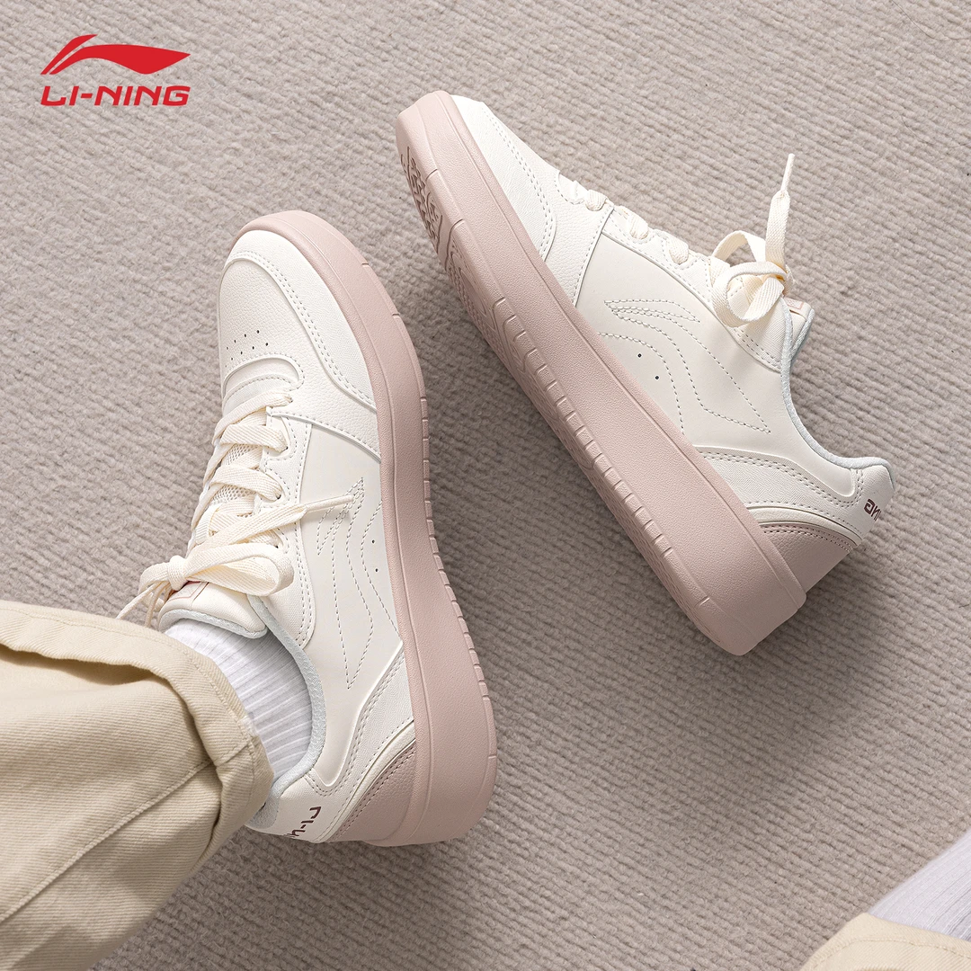 李宁元宝v3女鞋板鞋潮流增高低帮时尚百搭2025秋冬新款简约运动鞋