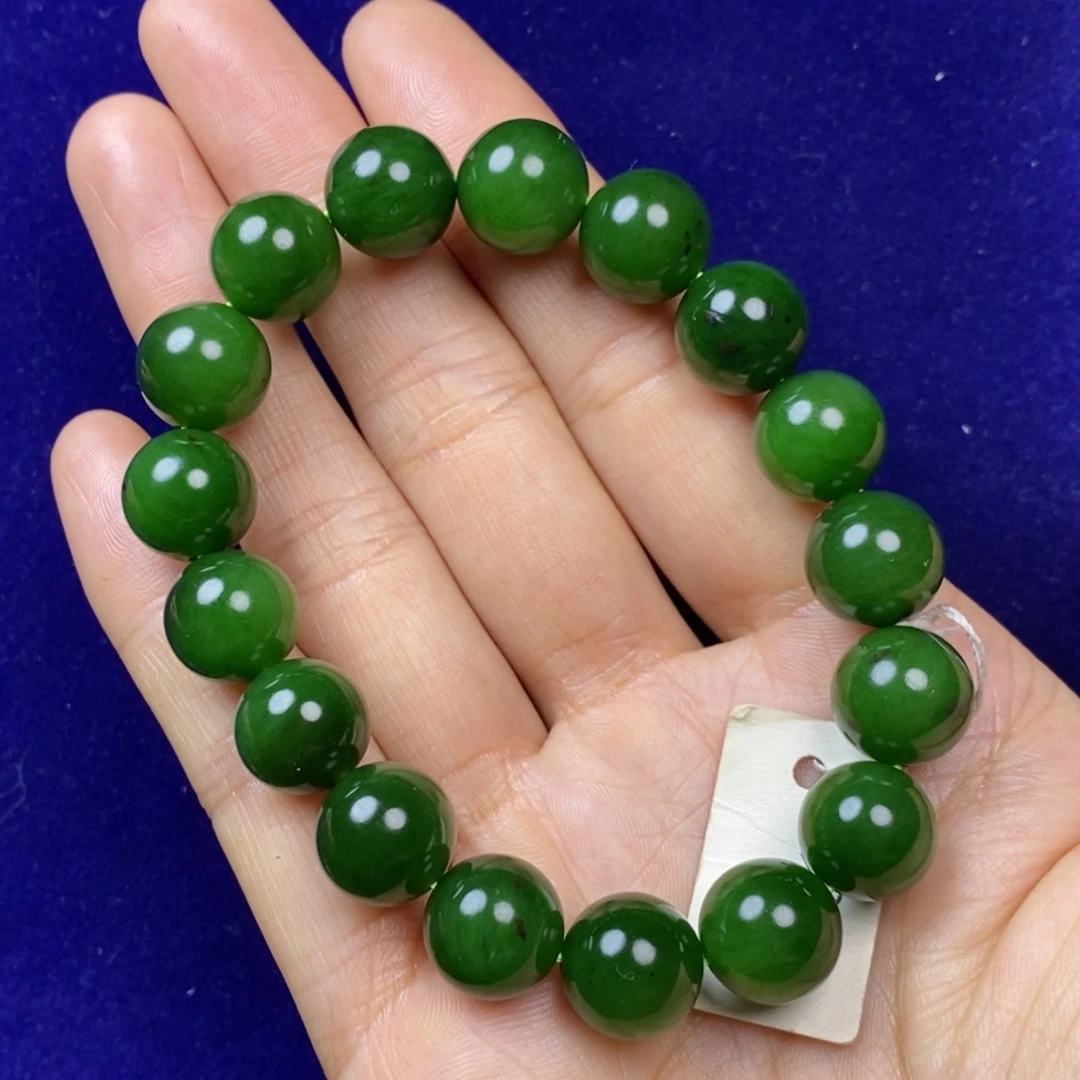 瓷***3和田玉未镶嵌手串