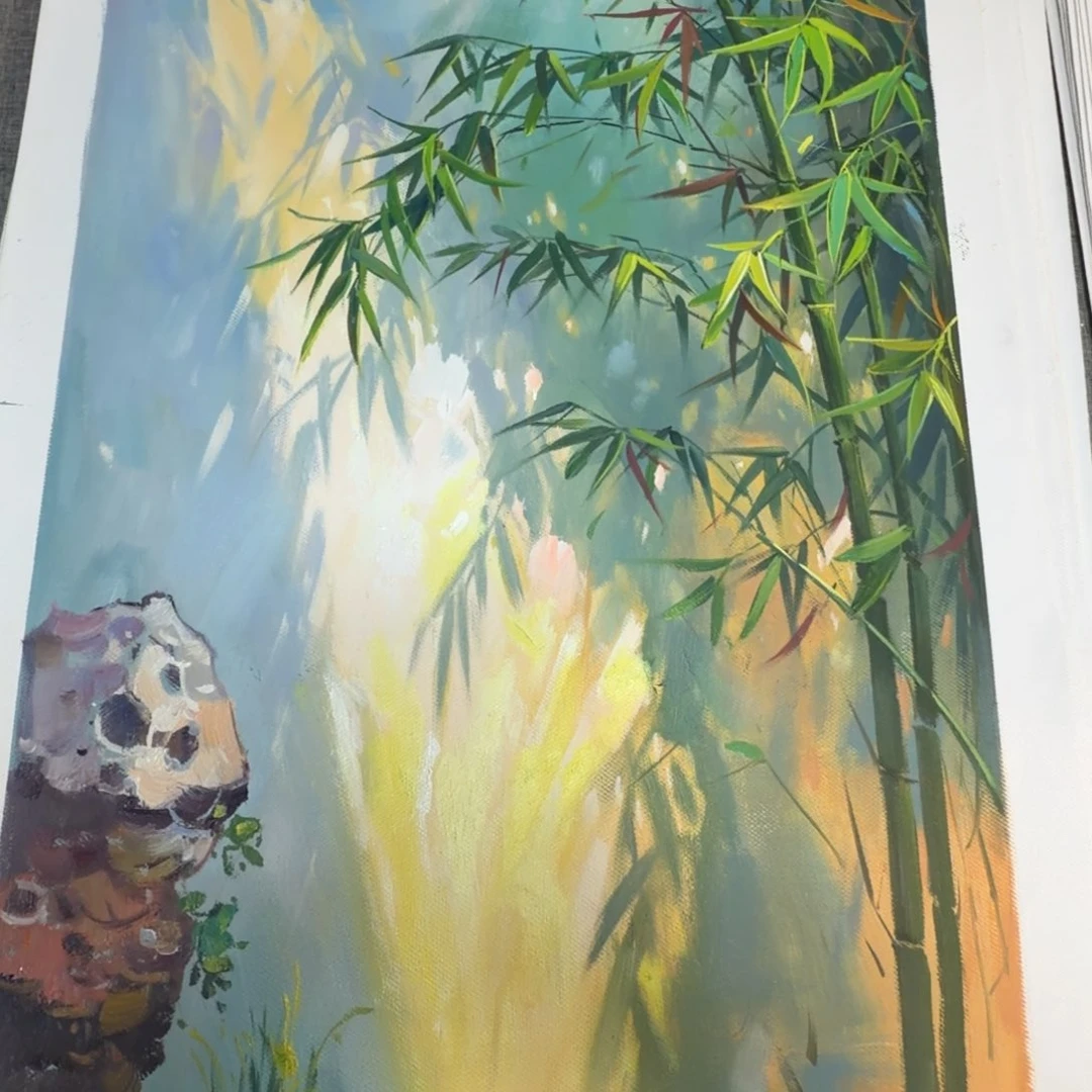 油画加油加油努力加油努力