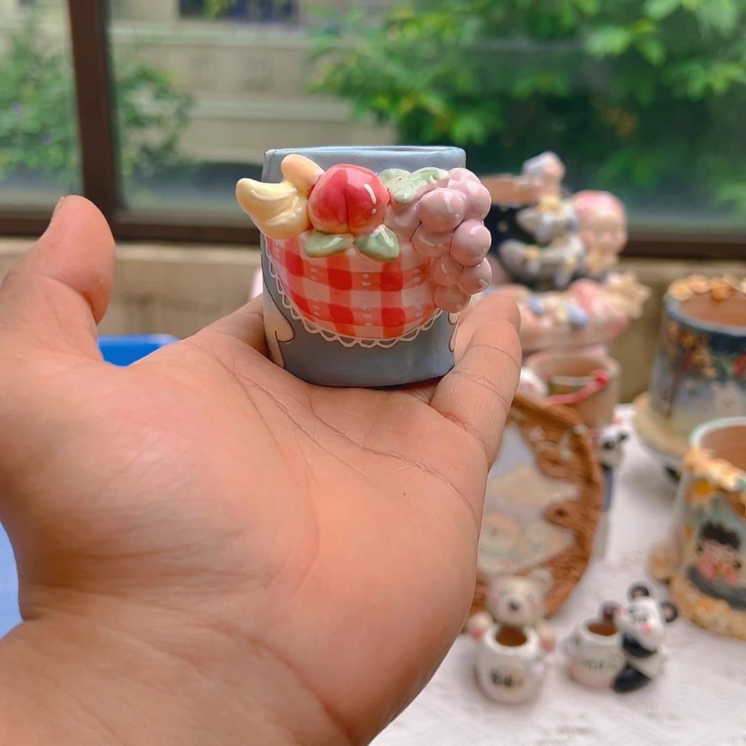 老梧家的手工多肉花盆