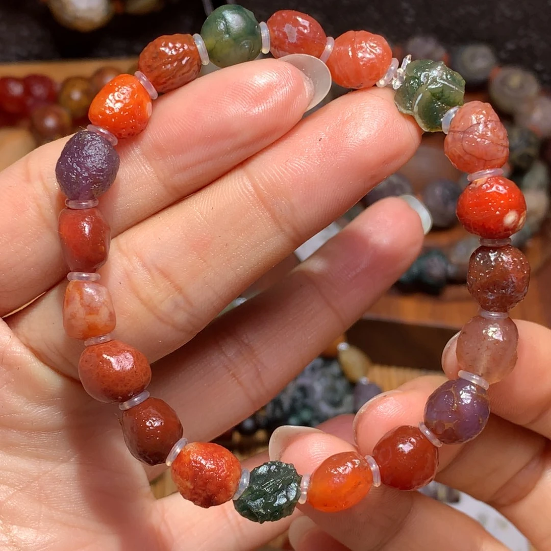 未镶嵌玛瑙/玉髓珠宝半成品