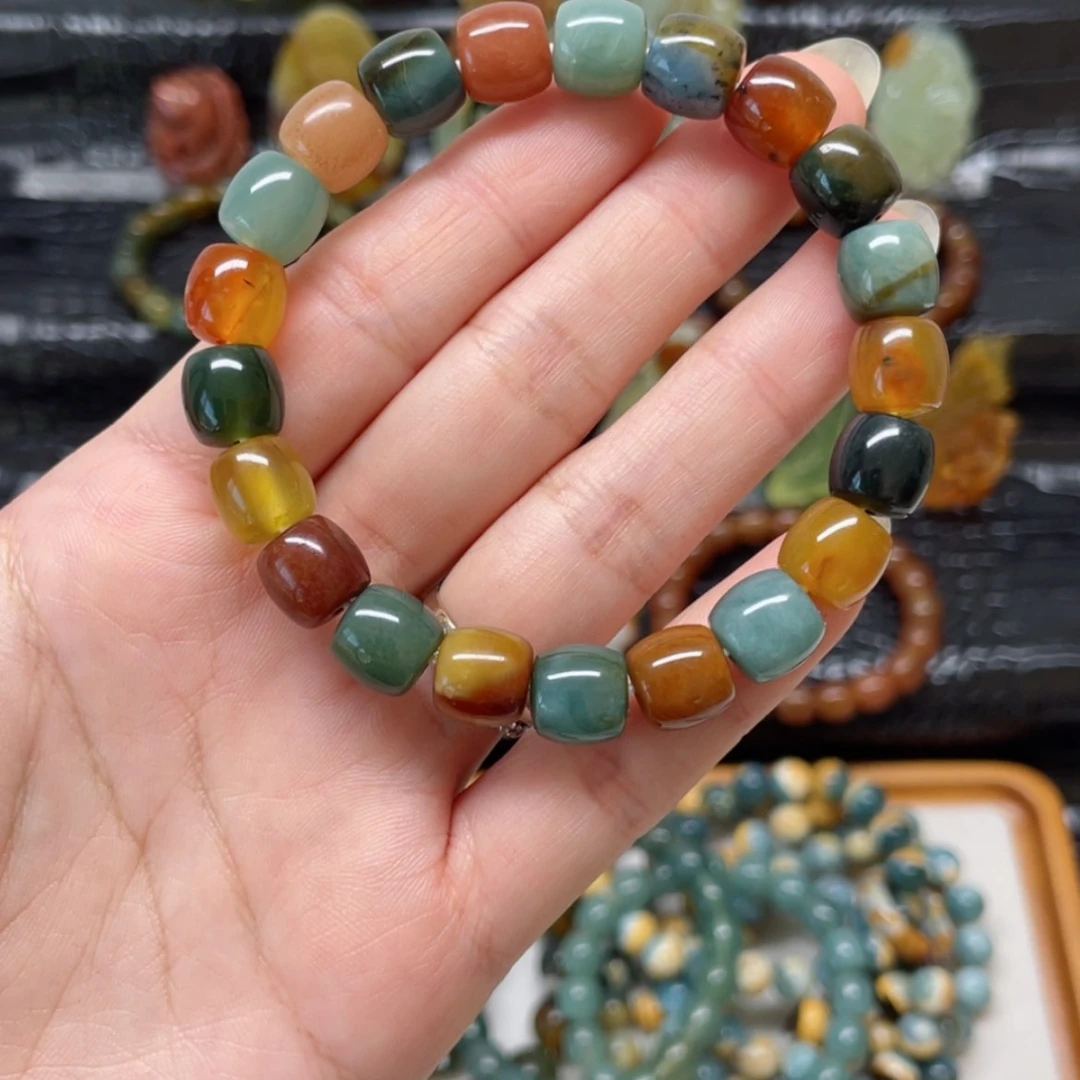 【闪购商品】未镶嵌蛇纹石玉手串