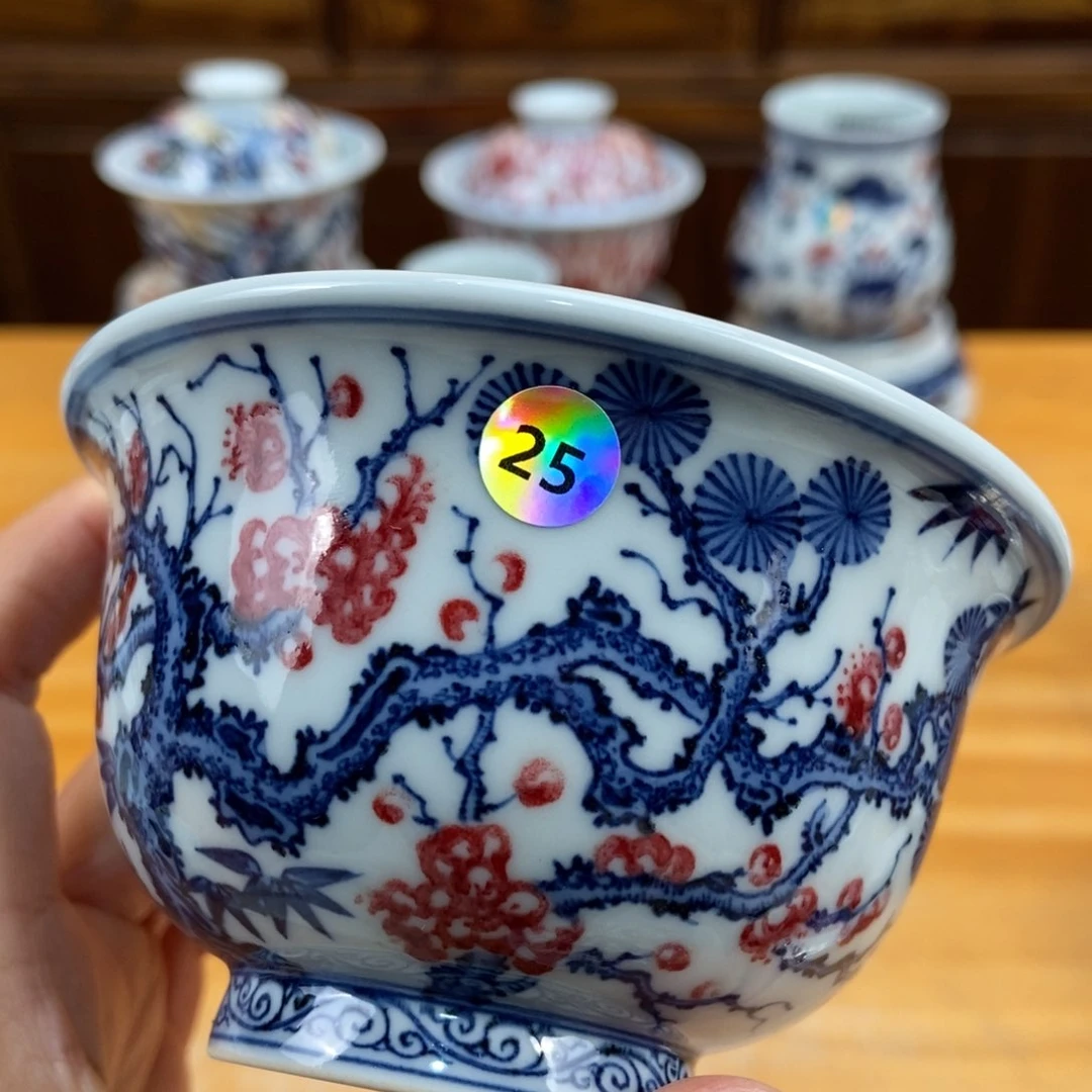 手绘现代茶具非古董执*1