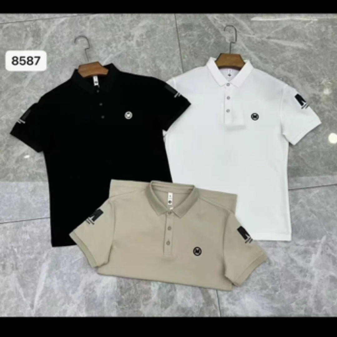 8587夏季短袖Polo衫商务修身上衣高质感穿搭