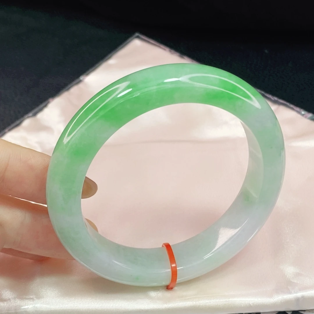 未镶嵌手镯翡翠54.8正圈