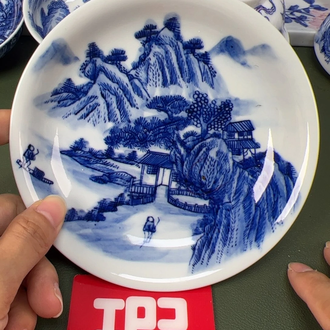 景德镇纯手工纯手绘茶具木木45