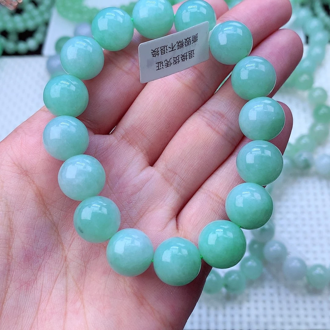 翡翠未镶嵌毛衣链