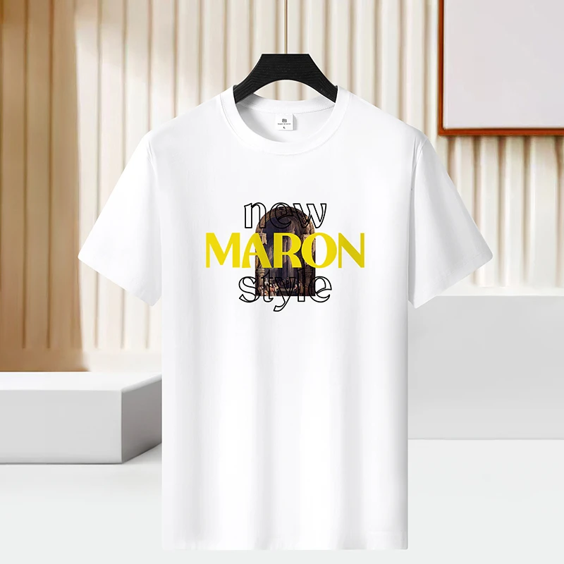 短袖圆领纯色夏季T恤红色汗衫户外潮流时尚休闲薄款上衣速干