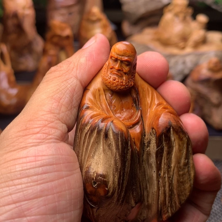 柏木（崖柏）崖柏手把件