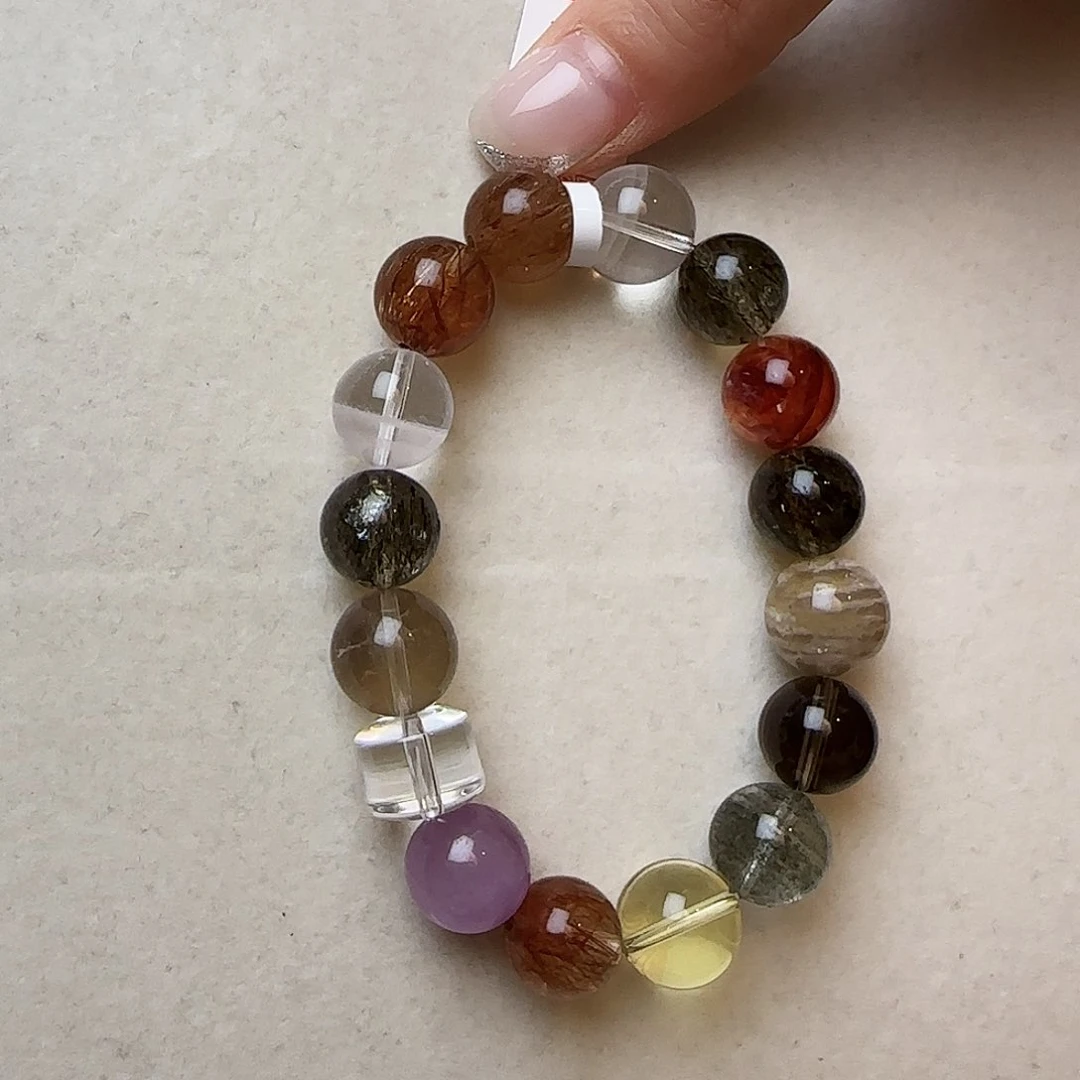 水晶手链未镶嵌Y****a大气上档次