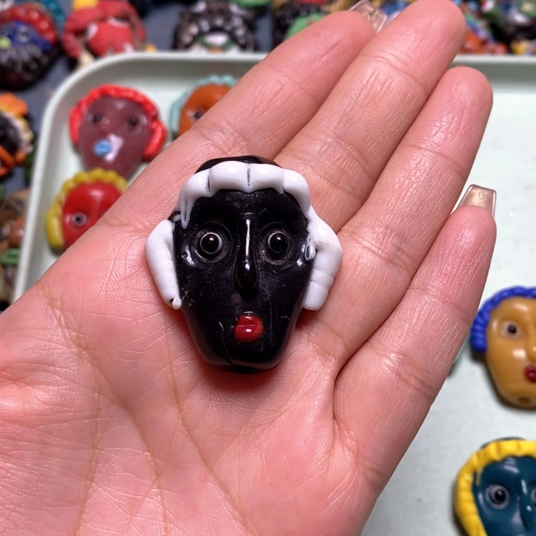 琉璃颈饰印度尼西亚郭郭