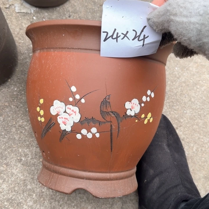 紫砂花盆特价清仓