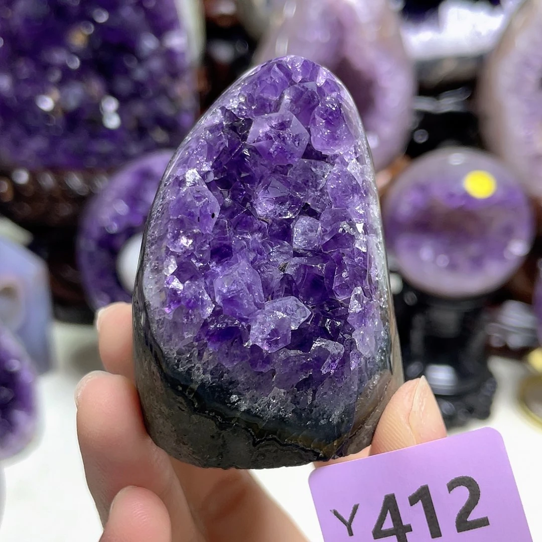 珠宝半成品紫晶未镶嵌