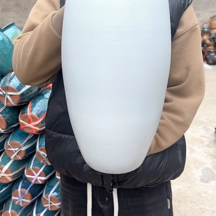 红陶白口径19高度38