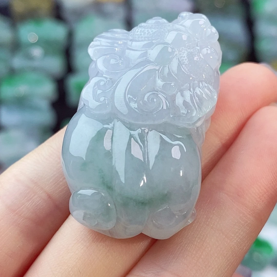 颈饰未镶嵌翡翠天然