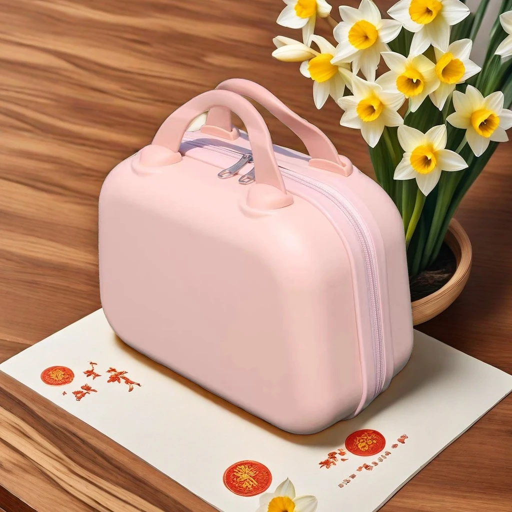 便携式手提式可挂式行李箱包化妆包12寸手提包拉杆箱旅行收纳箱包