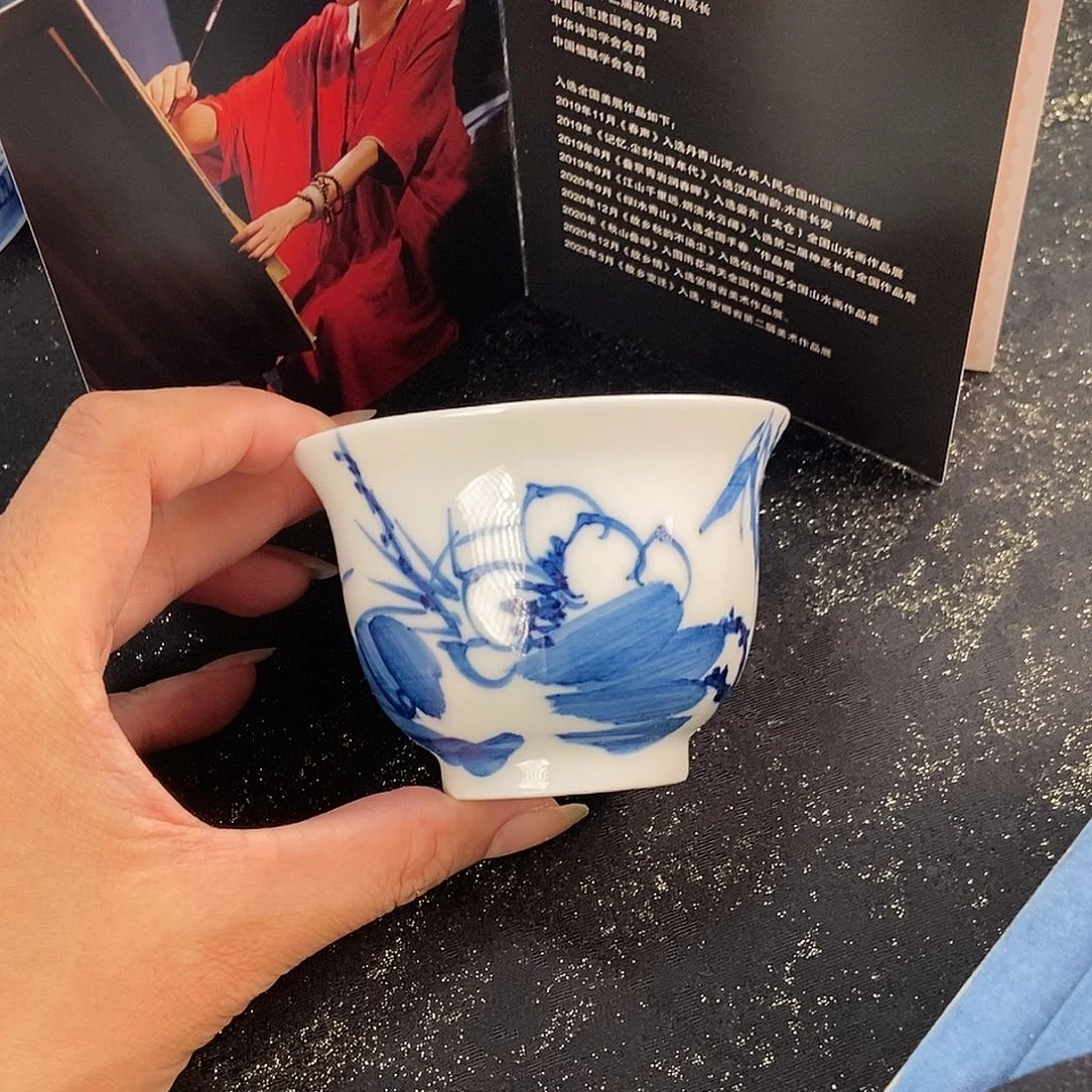 杯子景德镇手绘茶器
